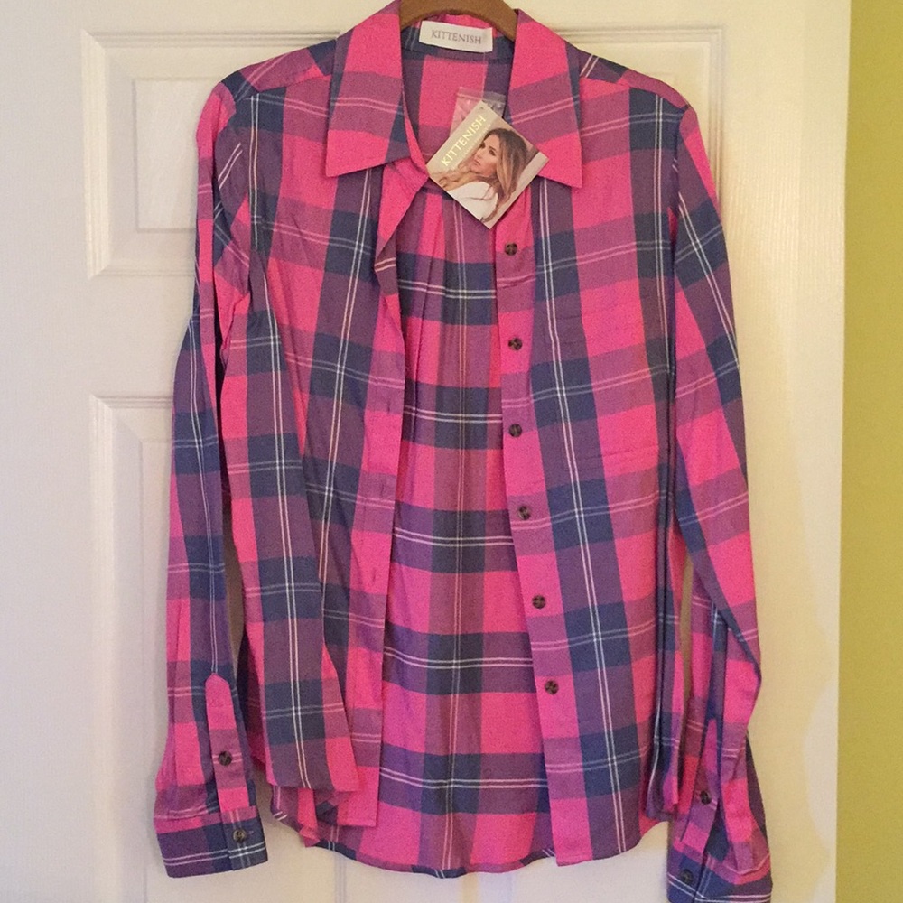 KITTENISH Flannel Shirt